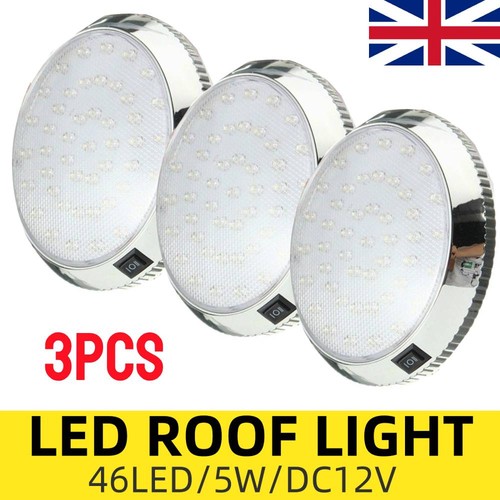12v round led roof - 3x,